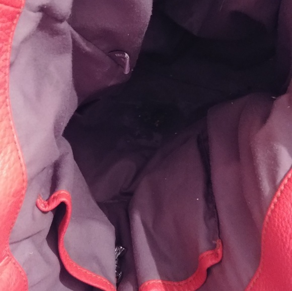 KOOBA Logan Leather Tote Bag, Orange - Picture 4 of 8